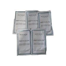 NuFACE PREP-N-GLOW Cleanse + Exfoliating + Hydrating 5pk Dual Sided NIB