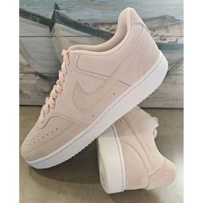 Nike Women's Court Vision Low Orange Pearl Shoes Size 8.5