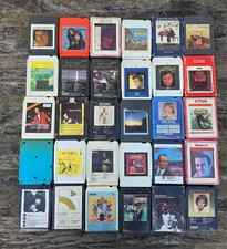 Classic VINTAGE 8 TRACK AUDIO TAPE LOT of 30  Arftha Franklin, Disco, many more