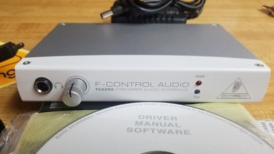 Audio Interface Fire Wire Behringer FCA202 is a compact, 2-in/2-out 