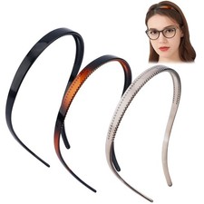 TOBATOBA Flex No Pressure Headbands for Glasses 1 Count Pack of 3 , Color 2