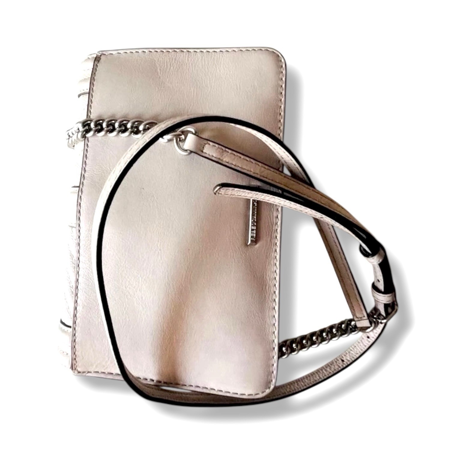 Rebecca Minkoff shoulder bag crossbody genuine leather beige image 8