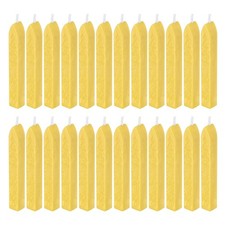 Wax Seal Sticks, 22pcs Sealing Wax Sticks Sealer for Stamp Seals, Yellow