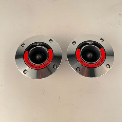 USED SKAR AUDIO VX175-ST 1.75-INCH 400W ALUMINUM BULLET SUPER TWEETERS - PAIR