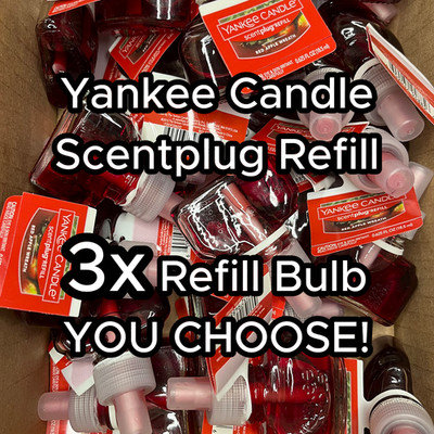 Yankee Candle Scentplug Refills YOU CHOOSE Lot Of 3