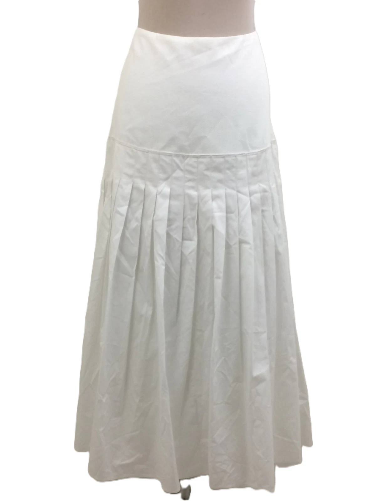 Jaeger Women's Skirt Size 16 White Pleats Fabric Mix Zip A-line Midi New F1
Opens in a new window or