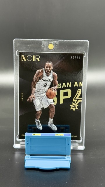 2017-18 Panini Noir Home Gold #d 24/25 Kawhi Leonard #41 SSP Spurs/Clippers