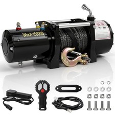 10000lbs 12v Electric Winch For Towing Boat Atv Utv Winch Off-road