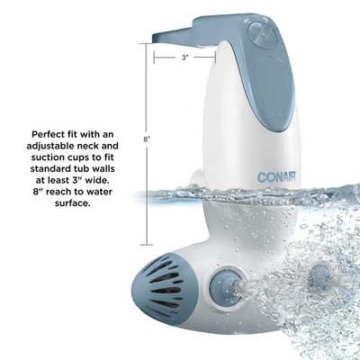 Portable Bath Spa with Dual Hydro Jets for Tub HYD100 Conair
