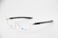 NEW CHAMPION CLUTCH C03 CLEAR BLACK GREY AUTHENTIC FRAMES EYEGLASSES 49-16