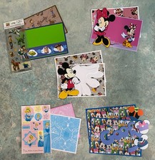DZ3 Disney Premade Scrapbook Page/Mat Sets Lot Of Five Mickey Minnie Toy Story