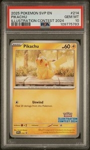 Pikachu Illustration Contest 2024 Psa 10 | eBay