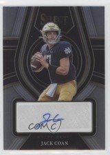 2022 Panini Select Draft Picks Rookie Signatures Jack Coan #RS-JCO Auto 0c6