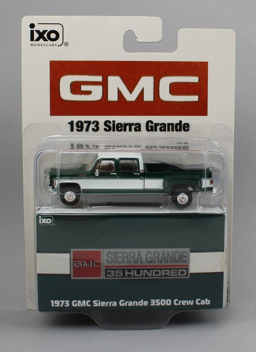 1:64 IXO Models *GREEN & WHITE* 1973 GMC Sierra Grande 3500 Dually