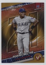 2025 Pristine Perseverance Gold Refractor 34/50 Adrian Beltre Beltré HOF 1m6p