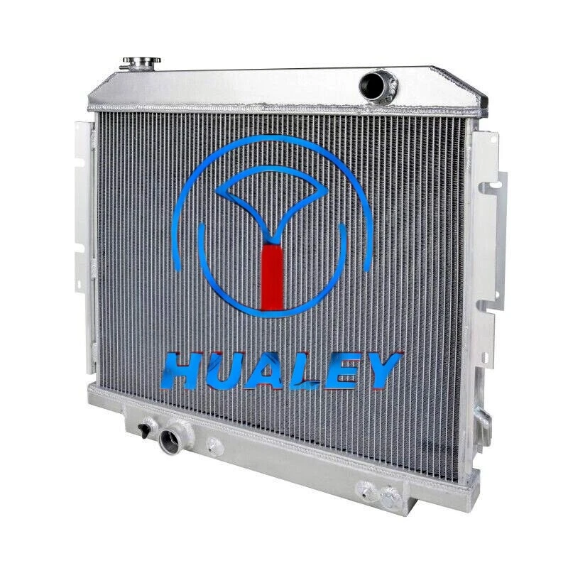 Radiador de alumínio 3 fileiras para 1983-1994 Ford F250 F350 F59 Super Duty 6.9L 7.3L V8 - Imagem 2 de 4