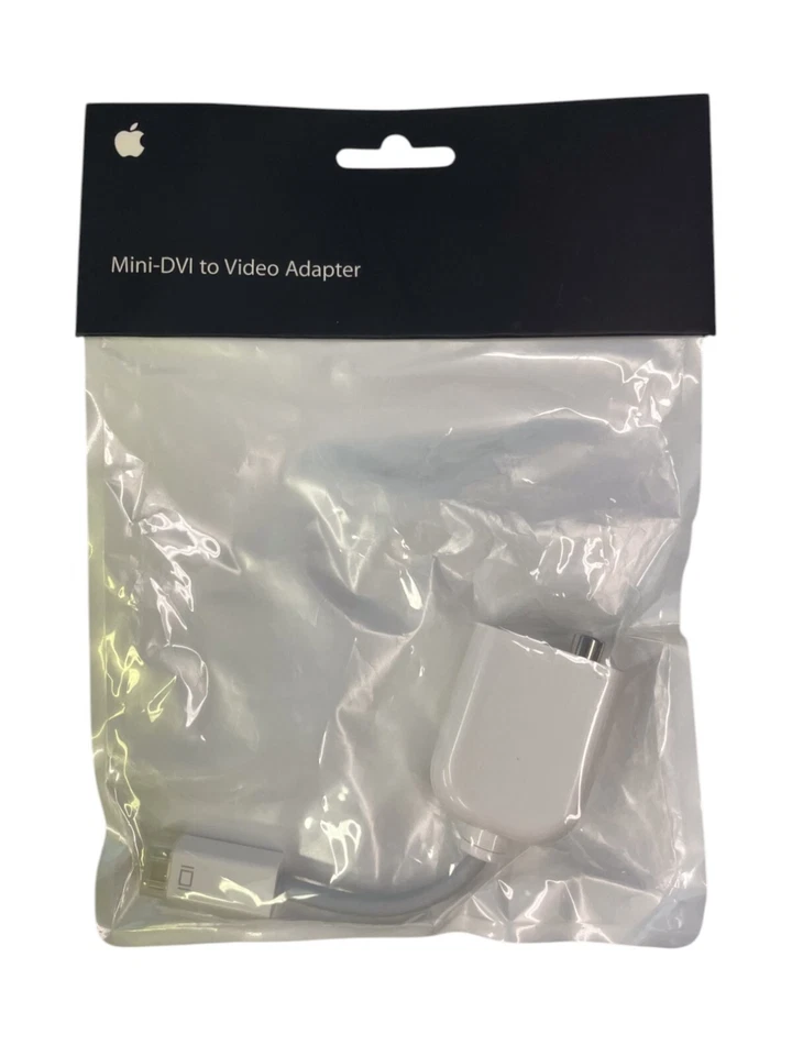 Apple Mini-DVI to Video Adapter Mini DVI to S-Video Composite Adapter # M9319G/A - Image 2 of 3