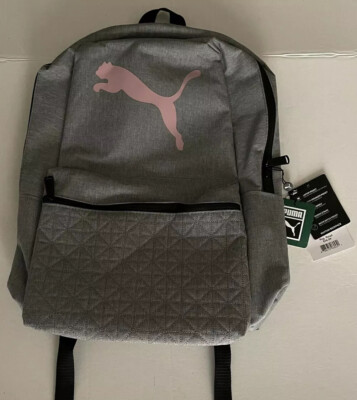 NEW Puma Gray/Pink School Backpack | eBay