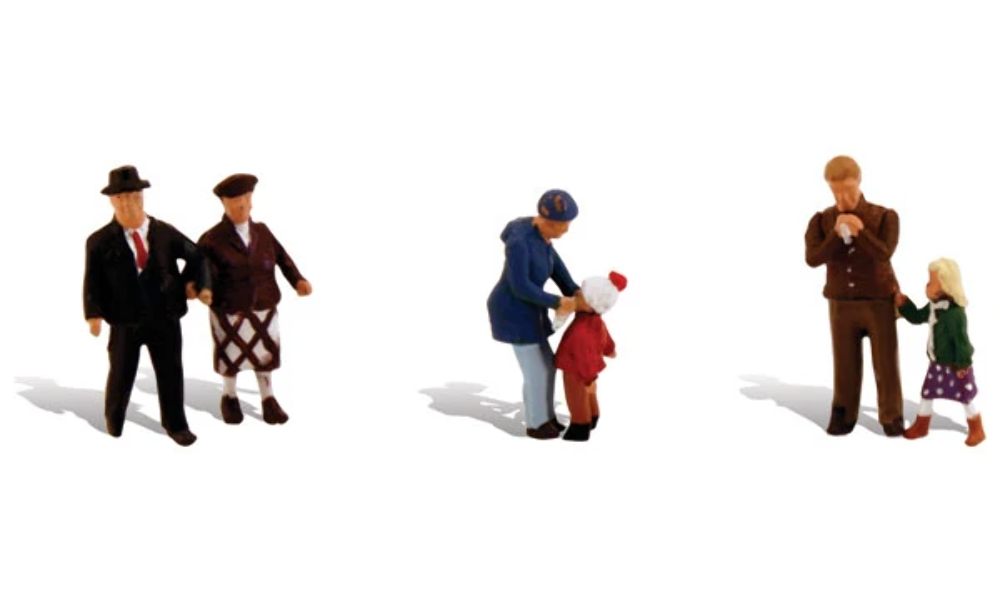 Woodland Scenics A1956 HO/OO Gauge Young & Old Figures
