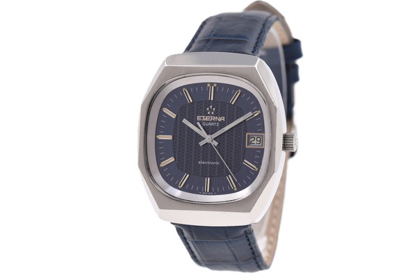 ETERNA Electronic seltene Vintage Uhr Ref. 755.2053.41 Cal. 1555 ESA9181 (SO1450)