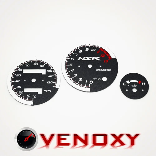 Honda NSR 125 Gauge Faces MPH BLACK