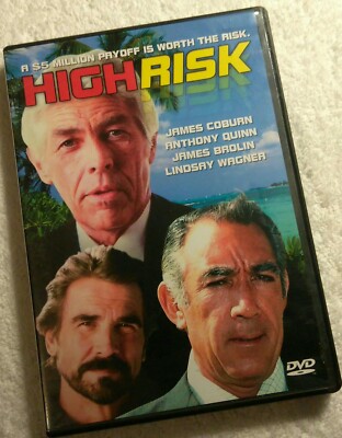 High Risk DVD James Brolin , James Coburn Rare oop