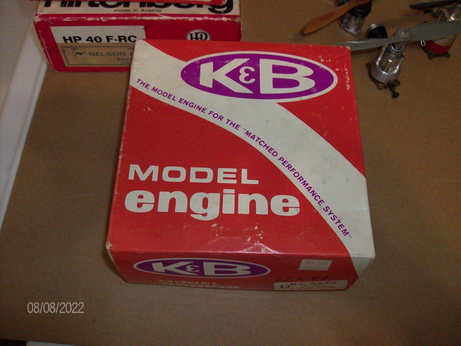NEW IN BOX Vintage K&B 61  Engine & Muffler