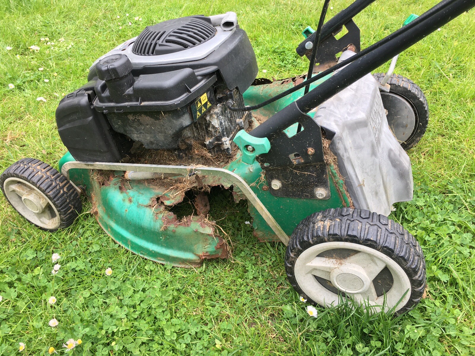 Aldi petrol lawn mower For Parts eBay