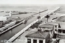 Postcard - Viareggio - The Pier from above - 1956