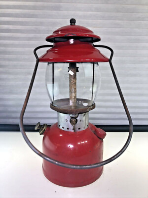 Coleman Model 200A Cherry Red Lantern “Sunshine Of The Night” BORN
