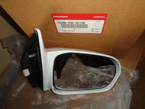 NOS 2001-2005 CIVIC MIRROR POWER RH WHITE NEW OEM HONDA 76200-S5D-A21ZD