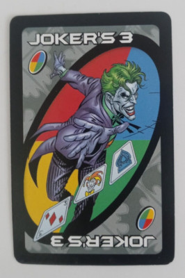 2005 Uno Batman Special Edition Card Joker's 3 Card
