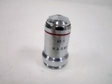 40X MICROSCOPE OBJECTIVE 40 : 1 N. A. 0.65