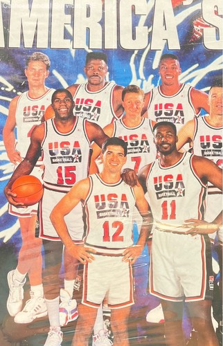 Starline Vintage 1992 USA Basketball Dream Team "America's Team" 16"x20" Poster - Picture 4 of 8