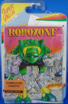 COMMODORE 64/128 -- ROBOZONE (iMAGE WORKS) #NOS #SEALED