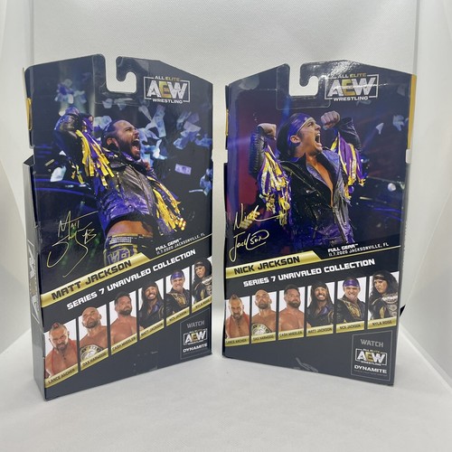 Nick & Matt Jackson Young Bucks - AEW Unrivaled 2 Jazwares 6"" Actionfigur - Bild 2 von 2