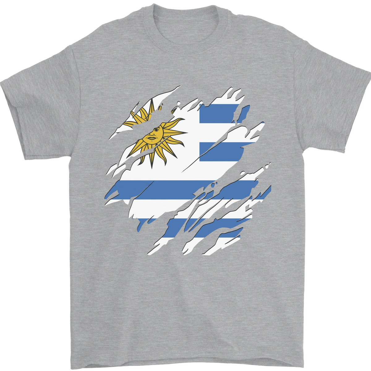  Camiseta de fútbol de la bandera Uruguay para hombre