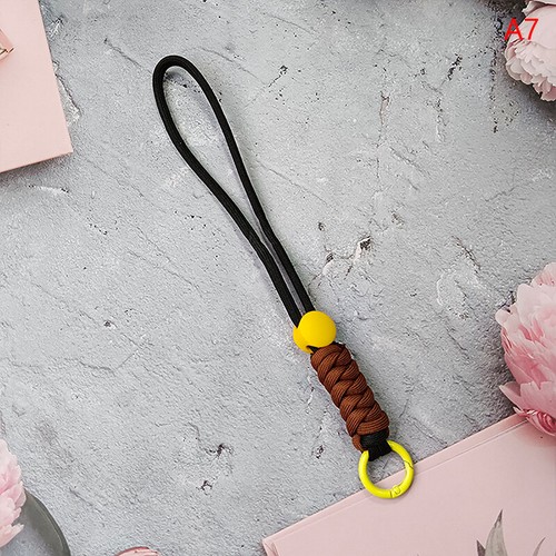 1PC Color combination knot mobile phone lanyard creative short braided lanyard - 第 19/26 張圖片