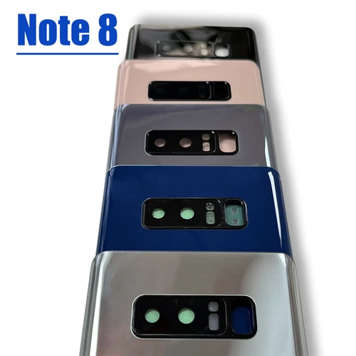 Rückseite Glas Akkudeckel mit Objektivdeckel für Samsung Galaxy Note 8 9 10 20 10 Plus - Bild 5 von 55