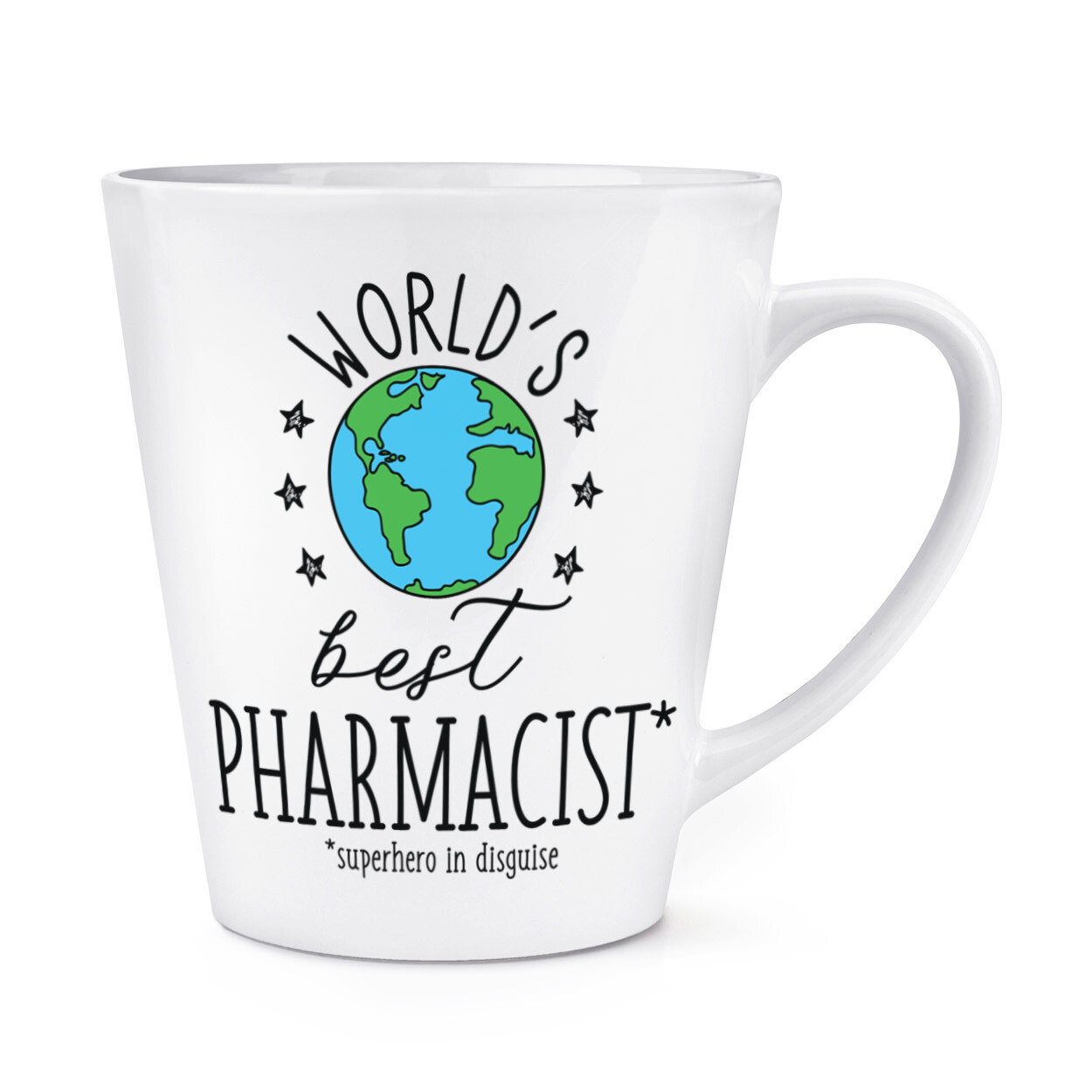World's Best Pharmacist 12oz Latte Mug Cup Funny Joke Favourite Chemist Pharmacy