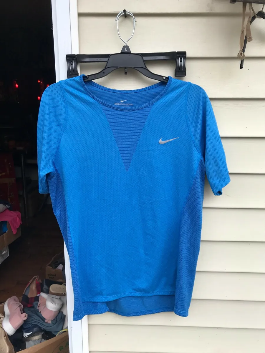 Poderoso incompleto Calamidad Women&#039;s Nike Zonal Cooling Size Large Shirt Anthracite BLUE | eBay