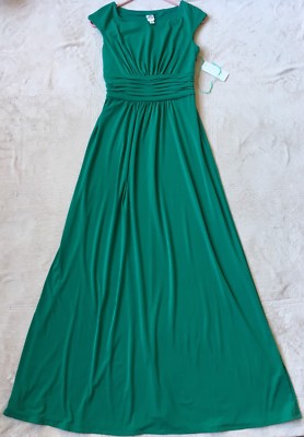 Sangria Full Length Dress, Size 6. Green., Empire Waist, Sleeveless | eBay Sangria Full Length Dress, Size 6. Green., Empire Waist, Sleeveless | eBay