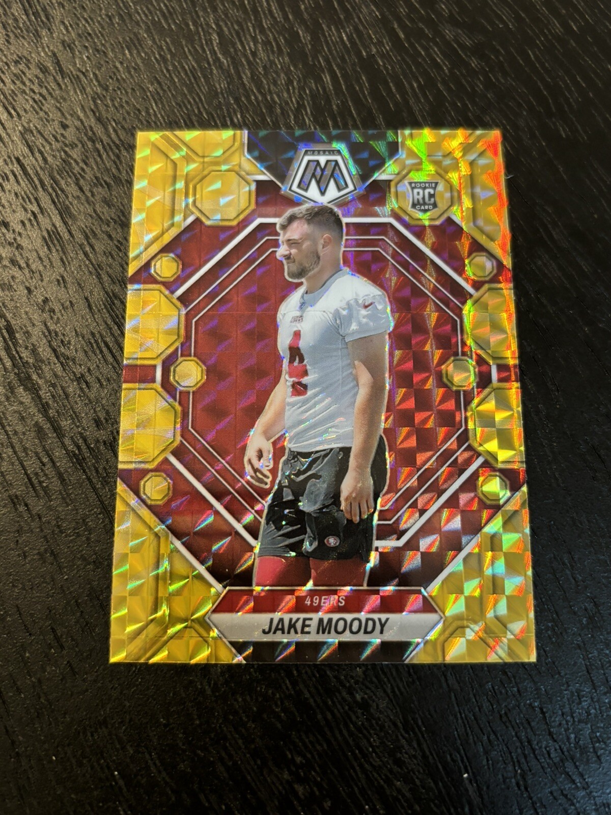 2023 JAKE MOODY PANINI MOSAIC YELLOW REACTIVE ROOKIE RC #326