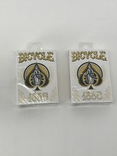 Bicycle 1885 Air Cushion Finish High Quality Playing Cards Made in USA lot of 2