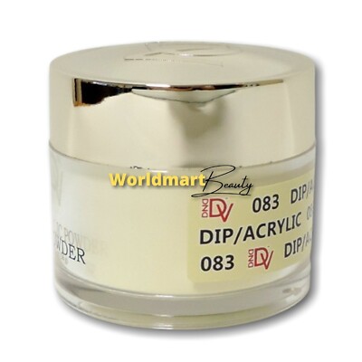 DND DIVA Dip-Acrylic Powder 2fl.oz Color Powder DV083- Lemon Sorbe