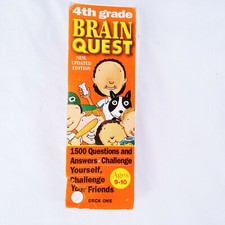 Brain Quest Game 4th Grade Deck One Question Challenge
