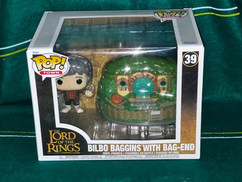⭐️Funko Pop! ~ 39 Bilbo Baggins with Bag-End, Lord of The Rings / Pop! Town