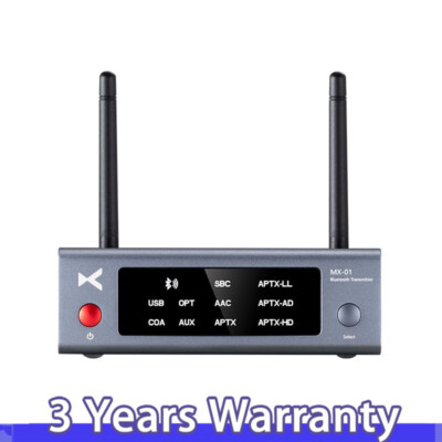 xDuoo MX-01 Wireless Bluetooth5.3 Audio Transmitter USB/Optical/Coaxial/AUX
