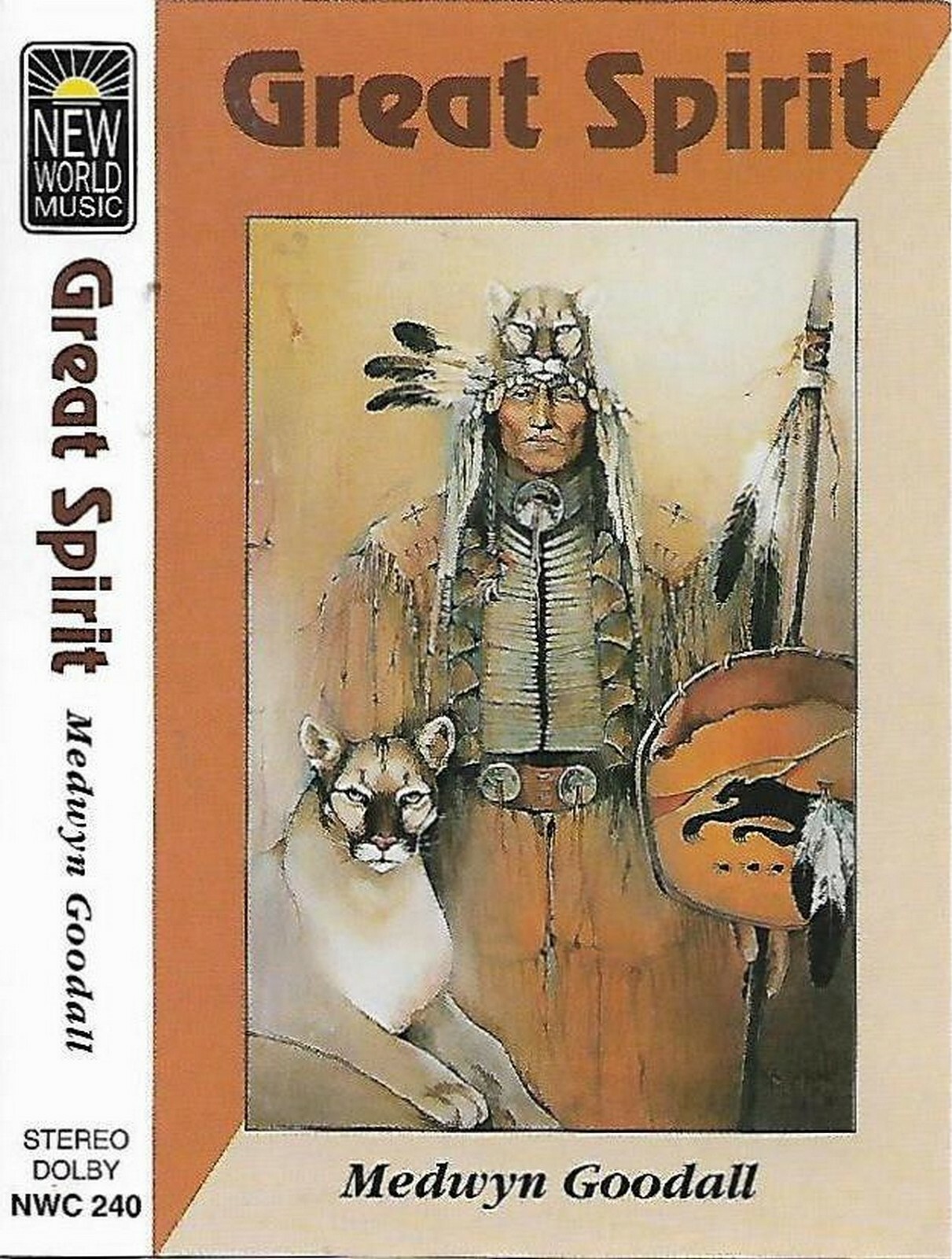 Medwyn Goodall Great Spirit CASSETTE ALBUM Electronic New Age Ambient