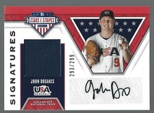 2019 USA Stars & Stripes Material Signatures #S-JD John Doxakis 293/299 